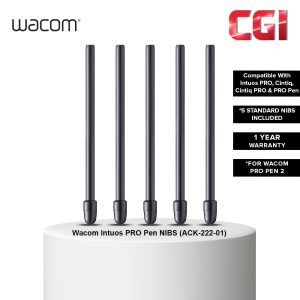 Wacom Intuos Pro ACK-222-01 Tablet Pen Replacement Nibs